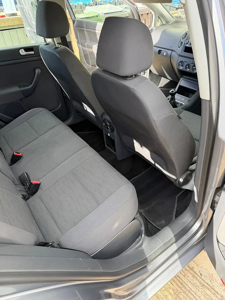 Rear bench of a VW Golf vacuumed and wiped down after a Mini Valet PLUS